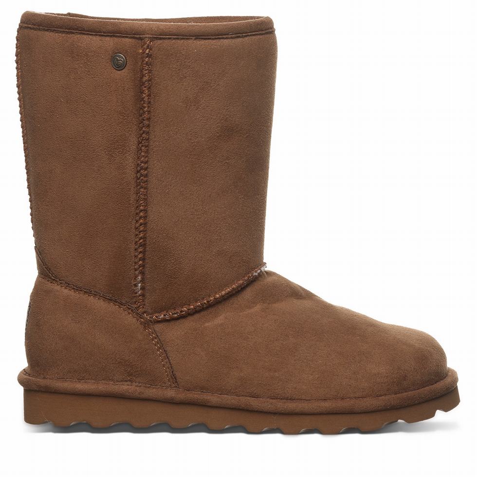 Μποτεσ Bearpaw Elle Short Vegan γυναικεια καφε | TOZ4859TA