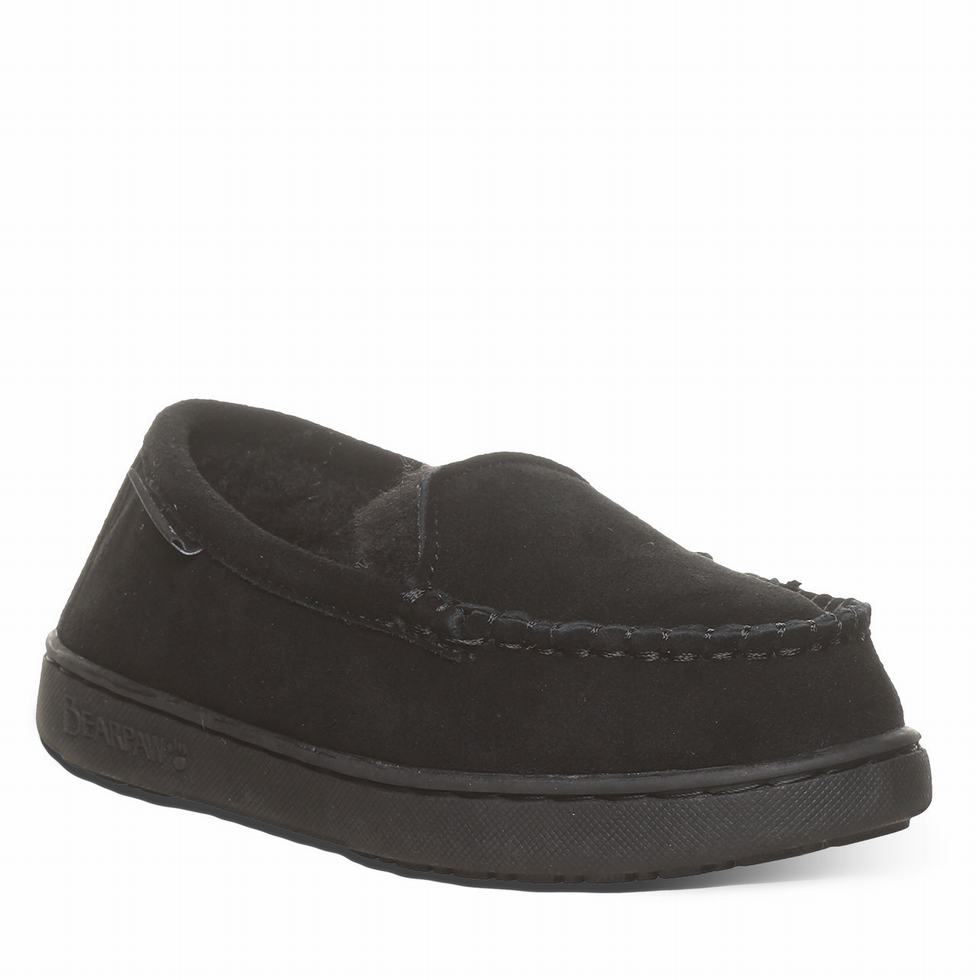 Παντοφλεσ Bearpaw Jamie Youth παιδικα μαυρα | KNB4925LX