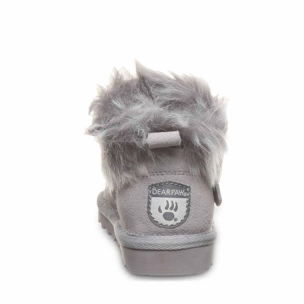 Μποτεσ Bearpaw Jasmine Toddler παιδικα γκρι | UTT2787JJ