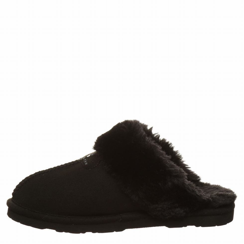 Παντοφλεσ Bearpaw Loki Vegan γυναικεια μαυρα | BCB3078DZ