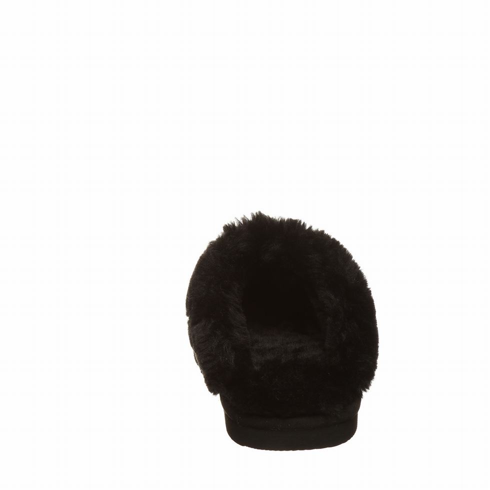 Παντοφλεσ Bearpaw Loki Vegan γυναικεια μαυρα | BCB3078DZ