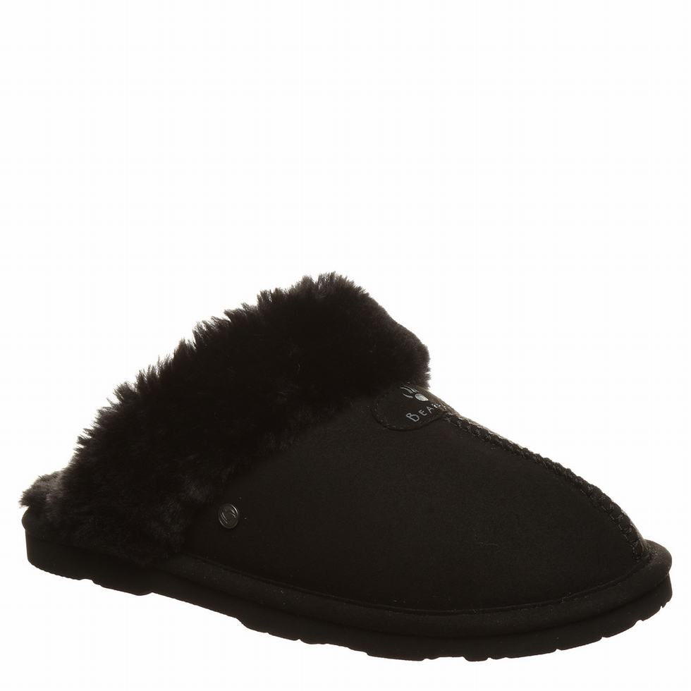 Παντοφλεσ Bearpaw Loki Vegan γυναικεια μαυρα | BCB3078DZ