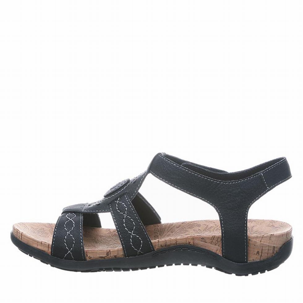 Σανδαλια Bearpaw Ridley Wide γυναικεια μαυρα | UWI895AB