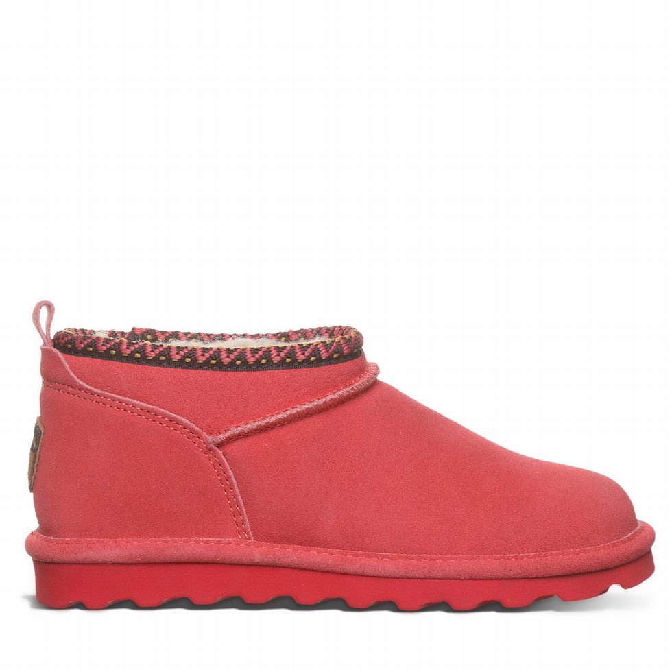 Μποτεσ Bearpaw Super Shorty Deco γυναικεια κοκκινα | CDM2010RV