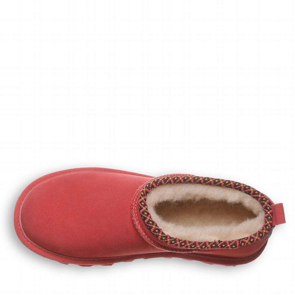 Μποτεσ Bearpaw Super Shorty Deco γυναικεια κοκκινα | CDM2010RV