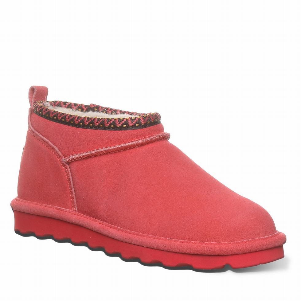 Μποτεσ Bearpaw Super Shorty Deco γυναικεια κοκκινα | CDM2010RV