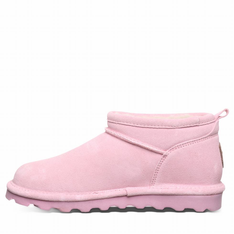 Μποτεσ Χιονιου Bearpaw Super Shorty γυναικεια ροζ | YIT745AA