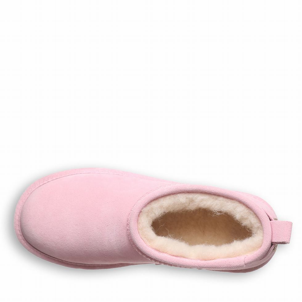Μποτεσ Χιονιου Bearpaw Super Shorty γυναικεια ροζ | YIT745AA