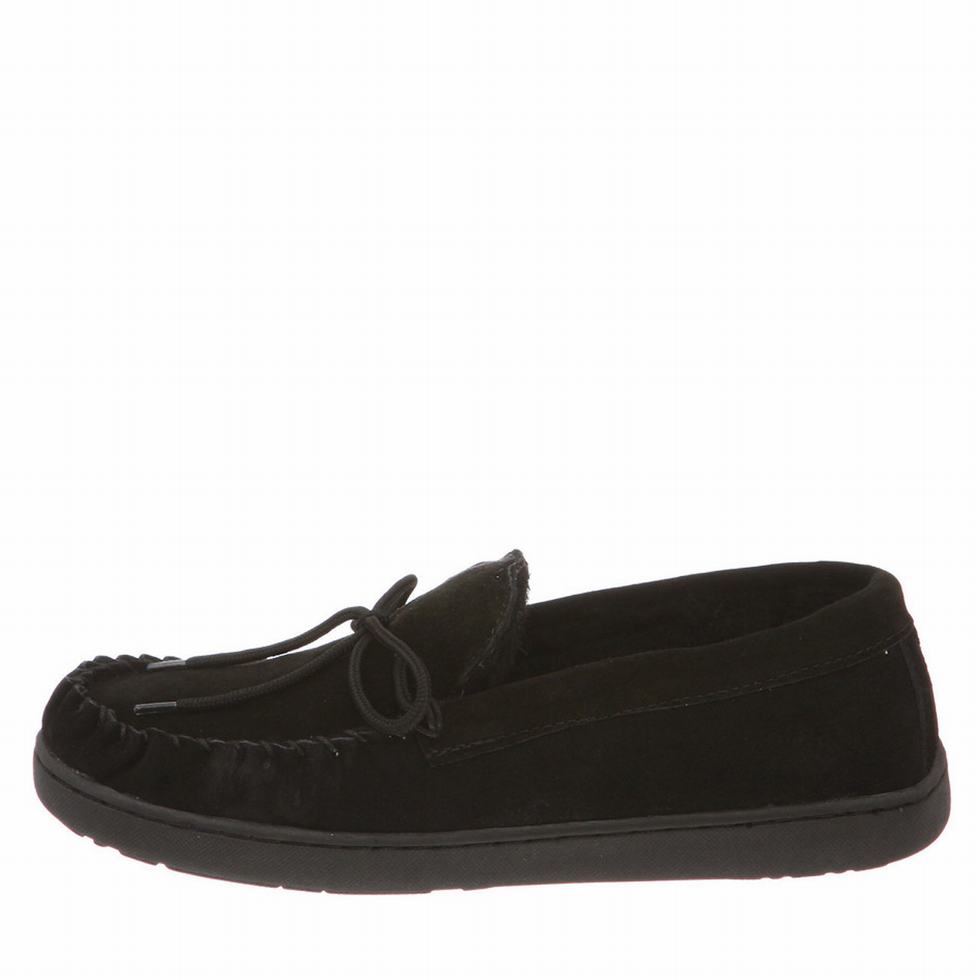 loafers Bearpaw Moc II ανδρικα μαυρα | AKX549FP